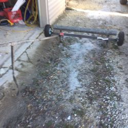 Never used easy move snowmobile mover with 10 inch rubber tires $200k