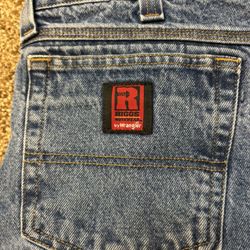 Riggs Workwear by Wrangler Durashield Fleece Lined Jeans Mens Size 36x32