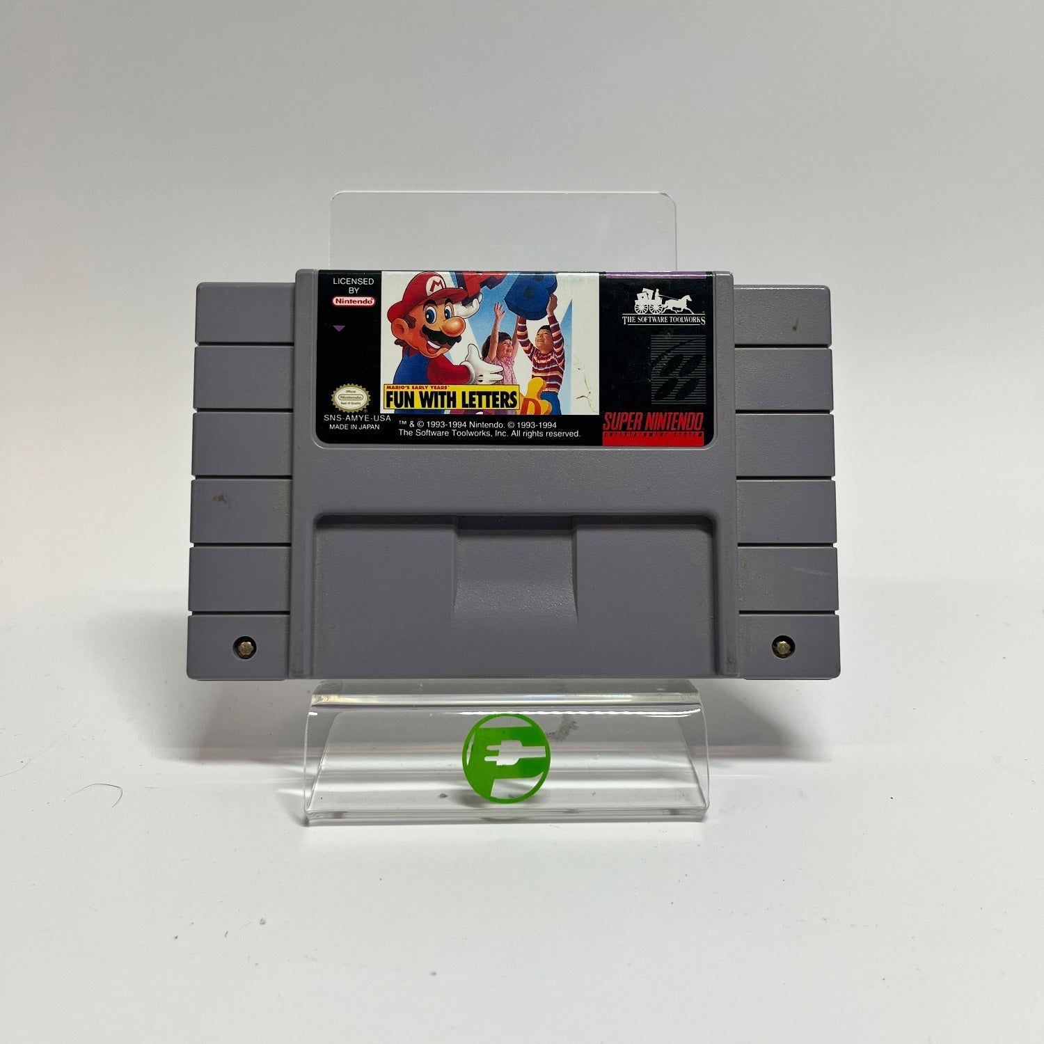 Mario's Early Years Fun With Numbers (Super Nintendo SNES, 1994)