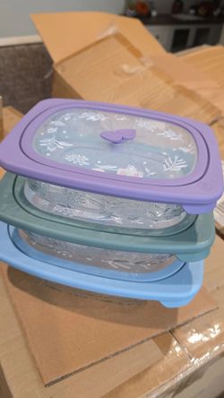 Wildflower 8 cup container Princess house set