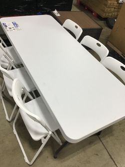 6ft Table And Chair