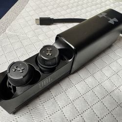 JBL Under Armour Flash x True Wireless Earbuds Black Bluetooth Waterproof