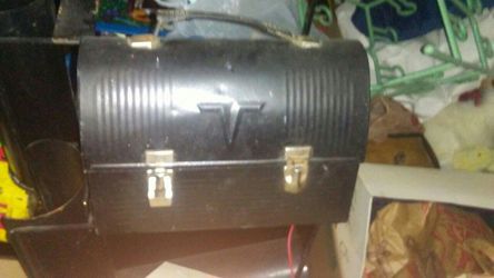 Vintage metal lunch box