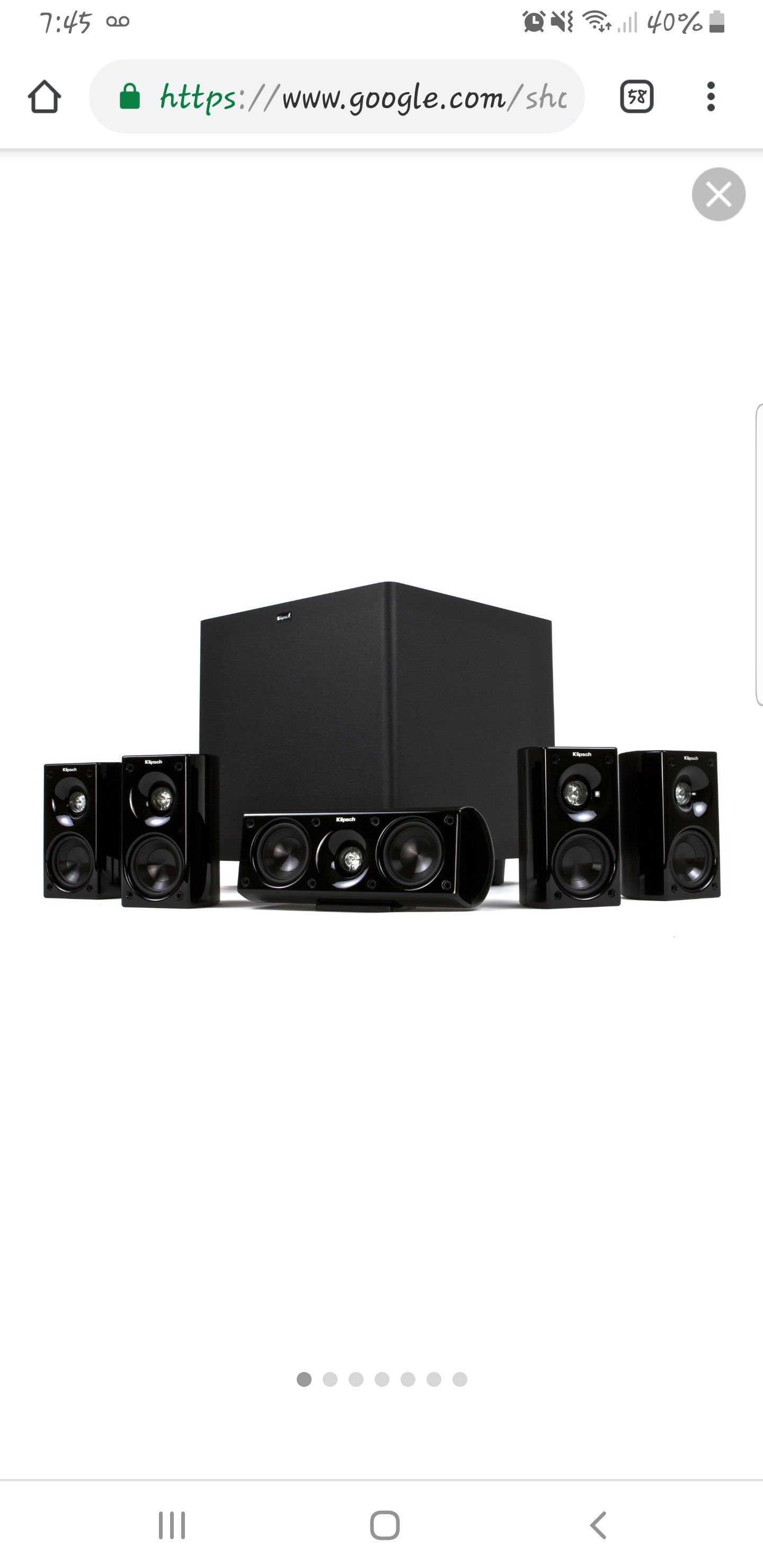 Klipsch HD 5.1 Theater 600 Home Theater System