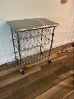 Kitchen island cart