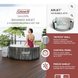 Coleman Saluspa Outdoor Hot Tub