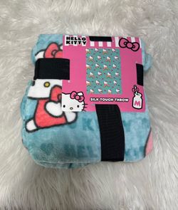 Hello Kitty Rainbow Silk Touch Throw