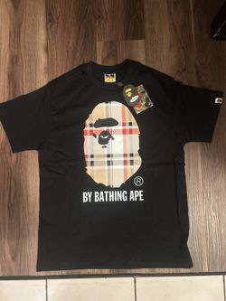 Bape Burrberry T-Shirt Size large
