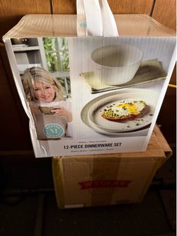 Martha Stewart 12-Piece Dinnerware Set