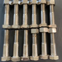 3/4” Stainless Steel Bolts 3-1/2” long and Nuts all Hi-grade 316 Stainless 
