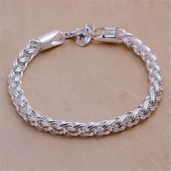 925 Sterling silver chain bracelet Men And Women