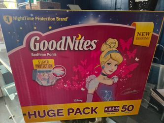GoodNites Bedtime Pants Huge Pack 50 Count S-M