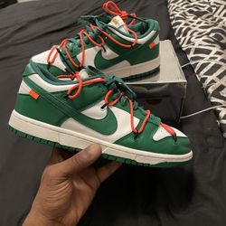 Off White Dunks “Pine Green”