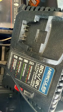 Hercules 20V/12V Lithium-Ion Fast Charger
