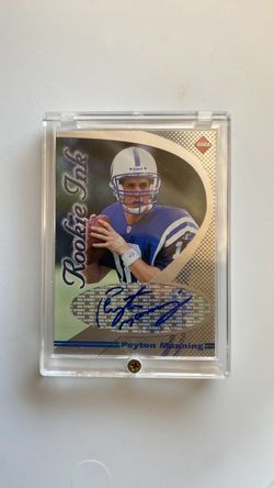 Peyton Manning autographed Rookie