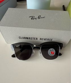 New RayBan CLUBMASTER REVERSE Polarized sunglasses