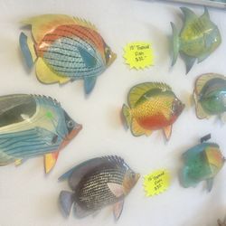 New Resin 15” Tropical Fish $32 Each 