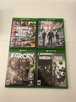 Xbox One  games - pick up only