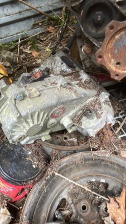 Transfer case and front differential