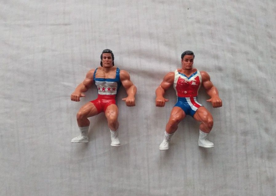 American Gladiators Action Figure Lot Turbo Nitro 1991 Mattel