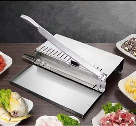 Manual Ribs Chopper, Meat Slicer, Bone Cutting Knife, Frozen Meat Cutting Knife, Meat Cleaver, Stainless Steel  Bone Meat Cutter, Household Vegetable 