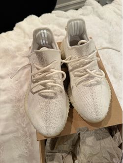 White yeezys size 6 boys