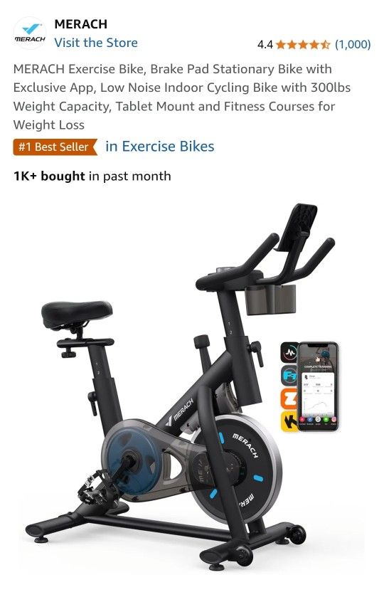 MERACH STATIONARY EXERCISE BIKE