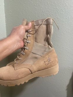ALTAMA COMBAT DESERT TAN SUEDE BOOTS CAMPAIG BRANDED, new no box Size 11.5