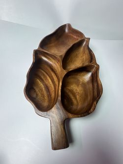 Large wood serving tray, pos Monkey Pod Hawaii