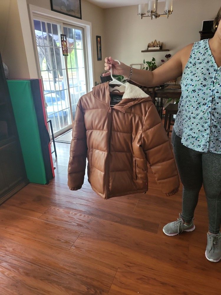 Levi's Women Brown Jacket Large