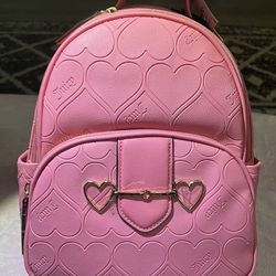 JUICY COUTURE Bag Love Is Juicy Mini Backpack - Pink Hearts