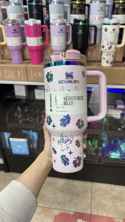 Pink Stitch 40 oz Stanley 