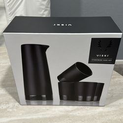 Brand new stoneware sake set