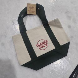Trader Joe's Mini Tote Bag Green $10