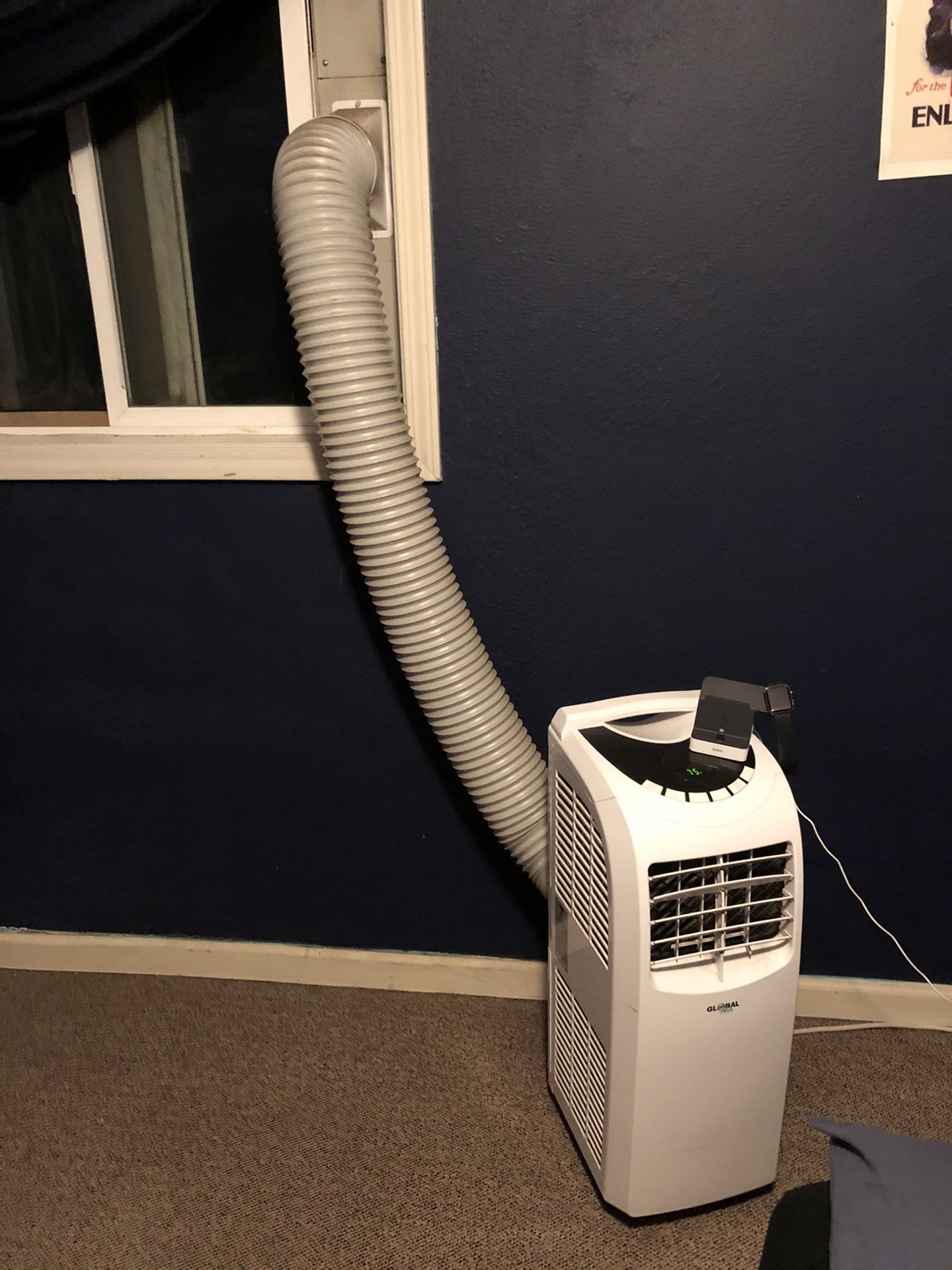 Global air, portable AC 3,000 BTU