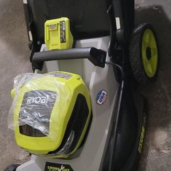 Podadora, Ryobi, batería y cargador