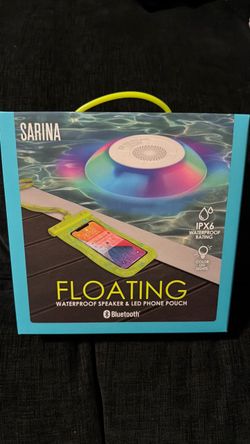 Sarina Floating Waterproof Bluetooth Speaker & LED Phone Pouch