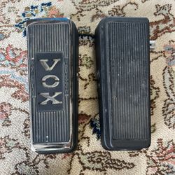 Wah Pedals Vox & Cry Baby