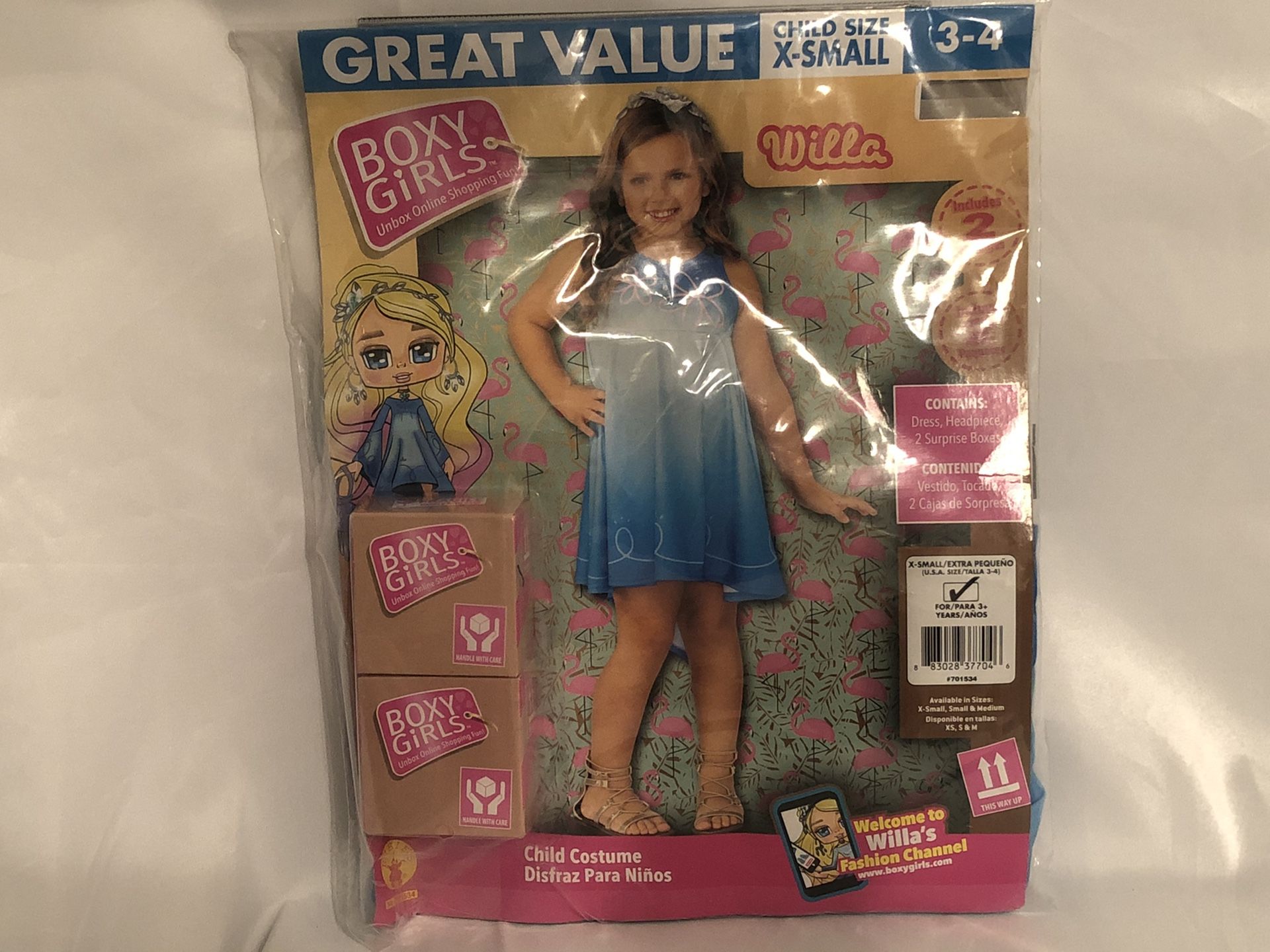 Boxy Girls kid’s costume