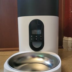 Programmable Pet Food Dispenser Bowl