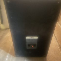 2 Black Speakers