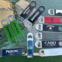 Beer & Alcohol Bottle Openers Bud Light Jameson Fireball Captain Morgan Coors Light Jägermeister