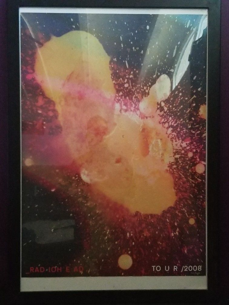 Radiohead 2008 In Rainbows Tour Poster for Sale in San Dimas, CA