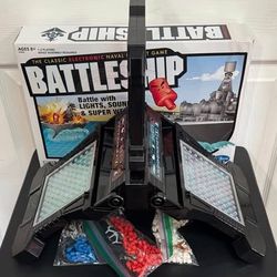HASBRO Electronic Battleship Classic 2013 Naval Combat Game Works no instructions just $15 