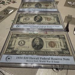 The Complete Set Of World War 2 Hawaii Notes 