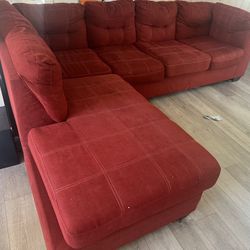 Red Sectional