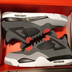 New Air Jordan 4 Retro men size 13 infrared