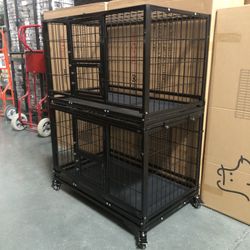 dog kennel cage.  