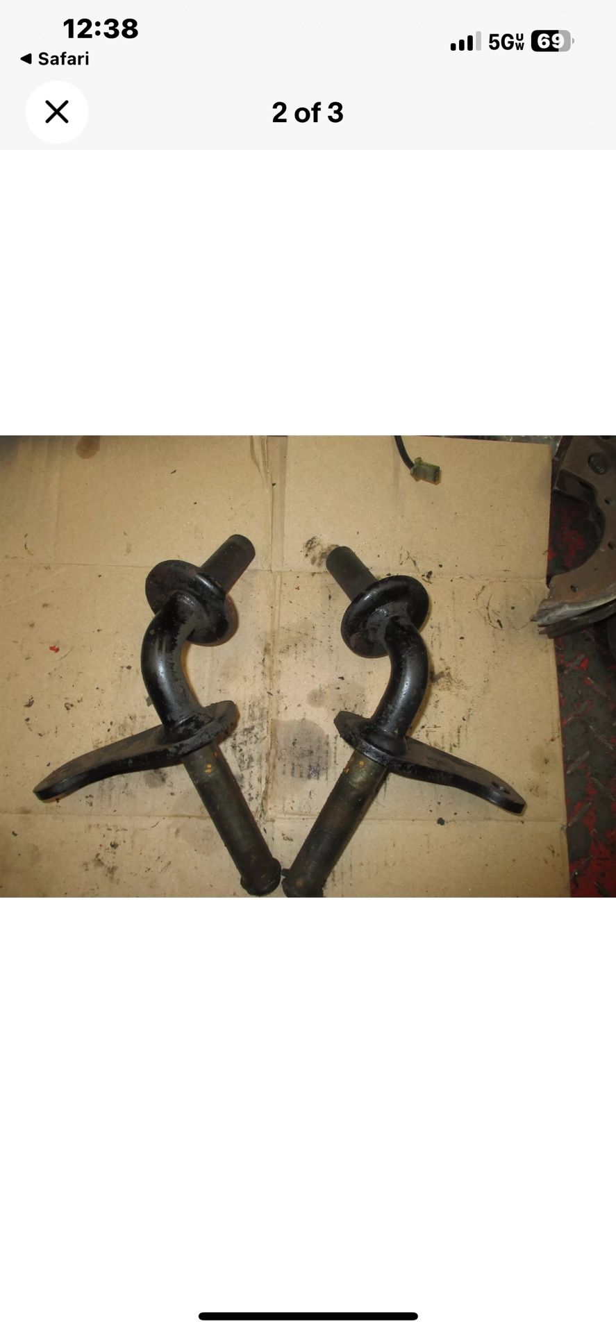 Deere 455 Front Tire Spindles