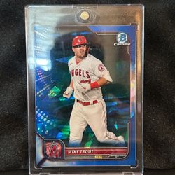 Topps Bowman Chrome Sapphire Mike Trout